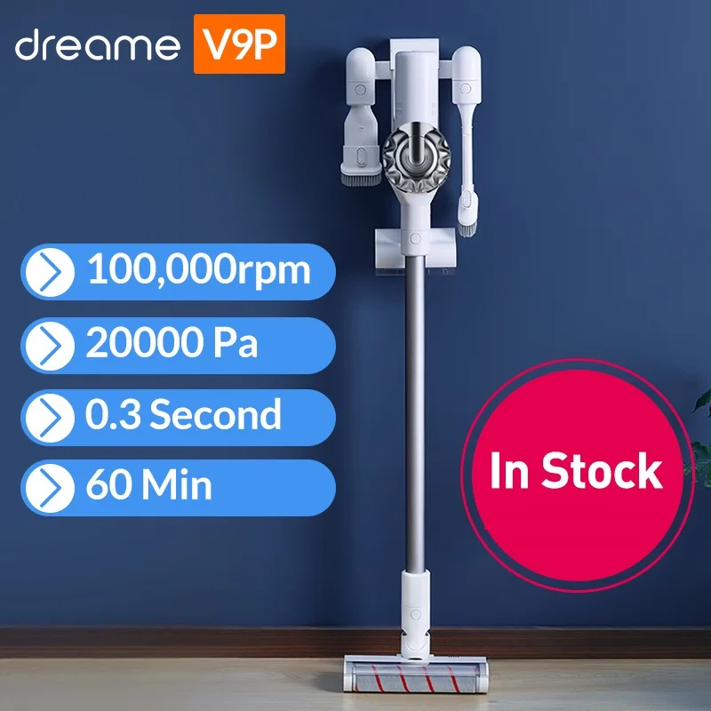 Ручной беспроводной пылесос глобальная версия Dreame V9P, портативный беспроводной циклонный пылесос
Ручной беспроводной пылесос глобальная версия Dreame V9P, портативный беспроводной циклонный пылесос