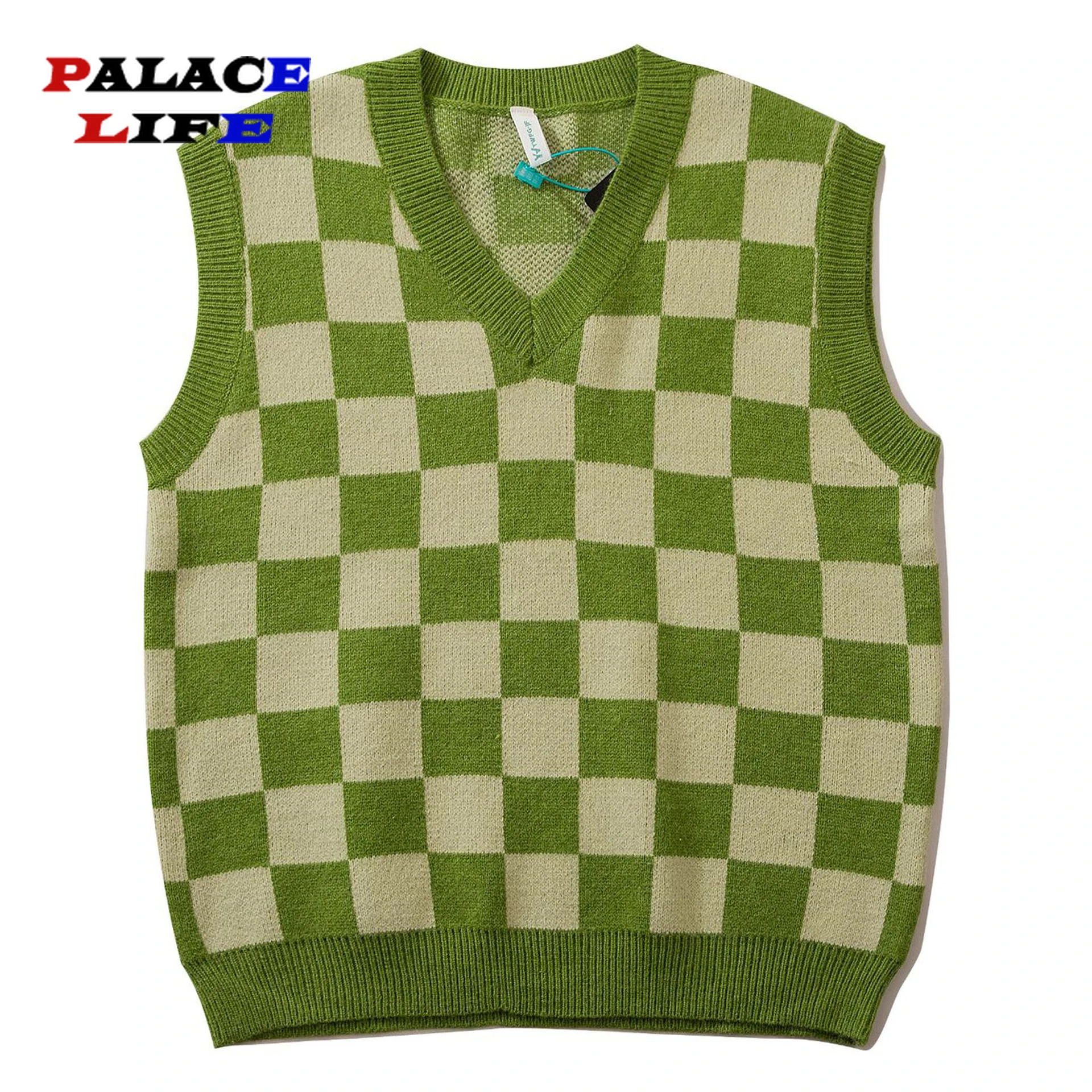 Green Sweater Men Korean Clothing Jumper Waistcoat Harajuku Vintage Plaid Knitted Sweater Vest Women Oversized Sleeveless
Green Sweater Men Korean Clothing Jumper Waistcoat Harajuku Vintage Plaid Knitted Sweater Vest Women Oversized Sleeveless