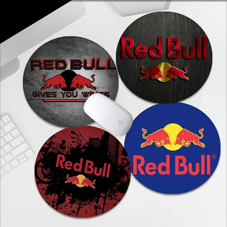 

MINISO Bulls-Redes Mousepad Small Round Big Promotion Table Mat Student Mousepad Computer Pad Games Pad Padmouse Desk Play Mats