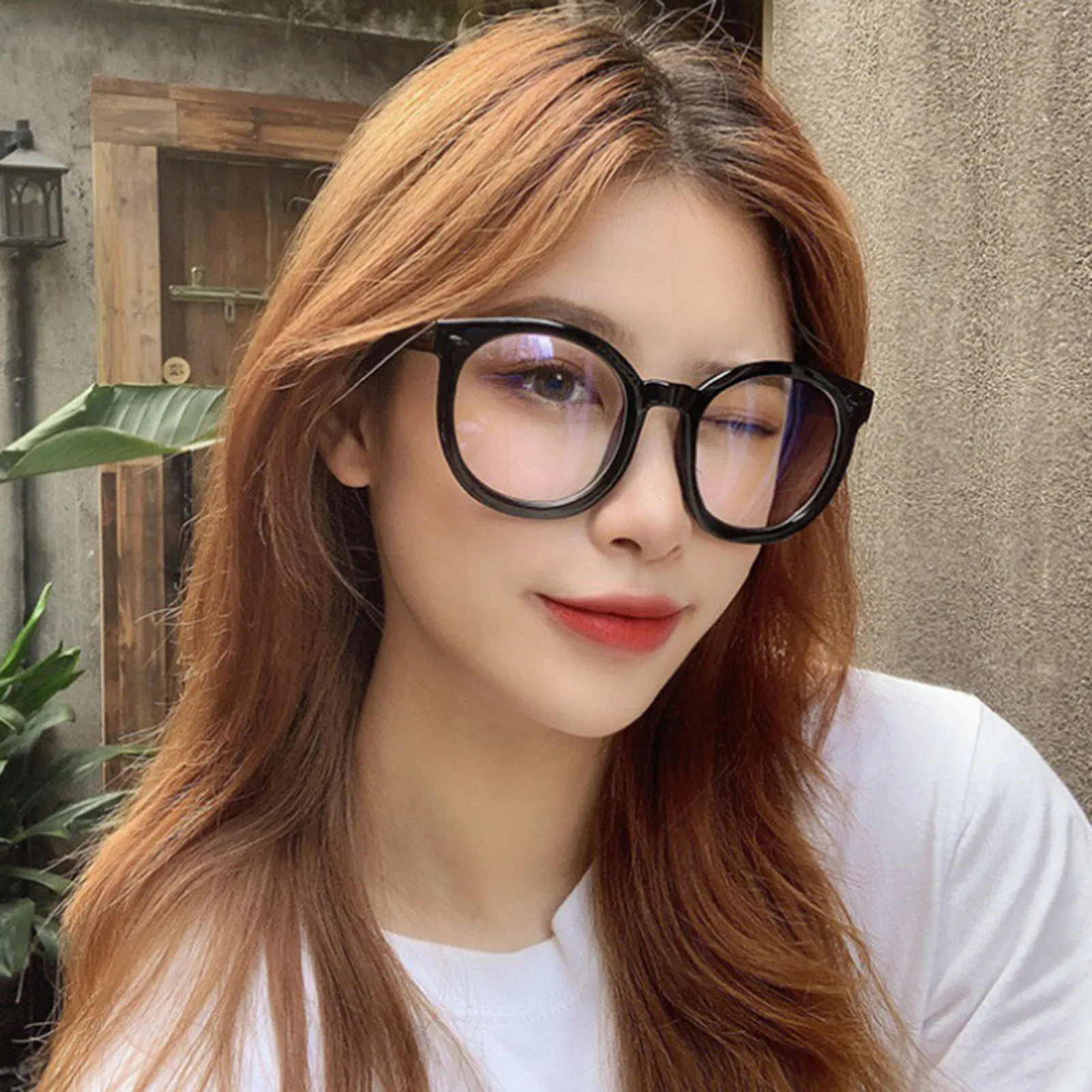 Unisex No Optical Power Lens Glasses Eyeglass Frame Oversized Photograph Props Solid Hinge Metal Eye Wearing For Adults Teens
Unisex No Optical Power Lens Glasses Eyeglass Frame Oversized Photograph Props Solid Hinge Metal Eye Wearing For Adults Teens