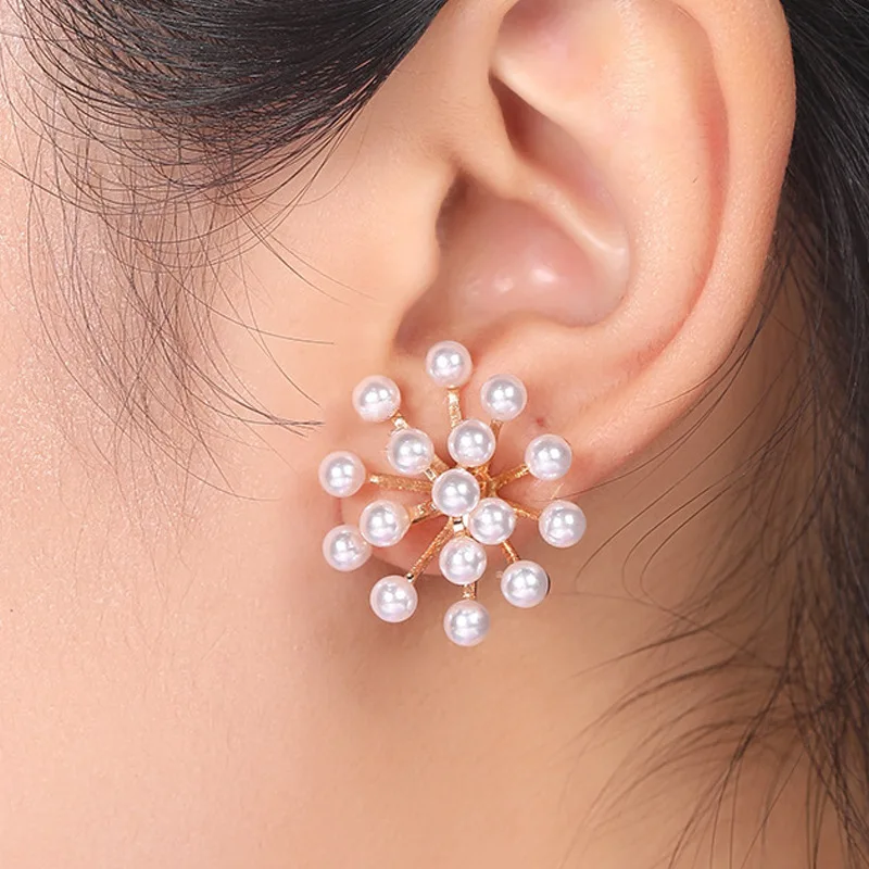 925 Silver Needle Earrings Firework Pearl Auricular Needle Versatile Personality Vintage Special Shaped Jewelry for Women
925 Silver Needle Earrings Firework Pearl Auricular Needle Versatile Personality Vintage Special Shaped Jewelry for Women