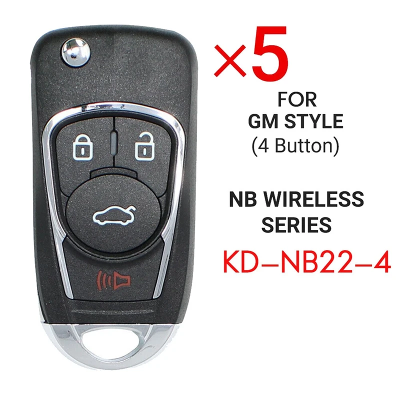5Pcs KEYDIY NB22-4 Universal 4 Button KD Remote Car Key RC Key Part For KD900/KD-X2 KD MINI/ KD-MAX For Buick/Chevrolet Style
5Pcs KEYDIY NB22-4 Universal 4 Button KD Remote Car Key RC Key Part For KD900/KD-X2 KD MINI/ KD-MAX For Buick/Chevrolet Style