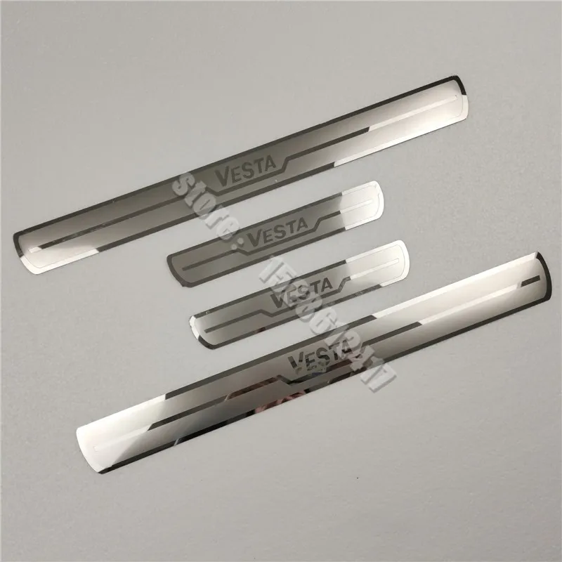 For Lada Vesta 2015-2020 Stainless Steel Car Styling Molding Accessories Door Sills Scuff Pad Plates Sticker Door Sill Protector
For Lada Vesta 2015-2020 Stainless Steel Car Styling Molding Accessories Door Sills Scuff Pad Plates Sticker Door Sill Protector