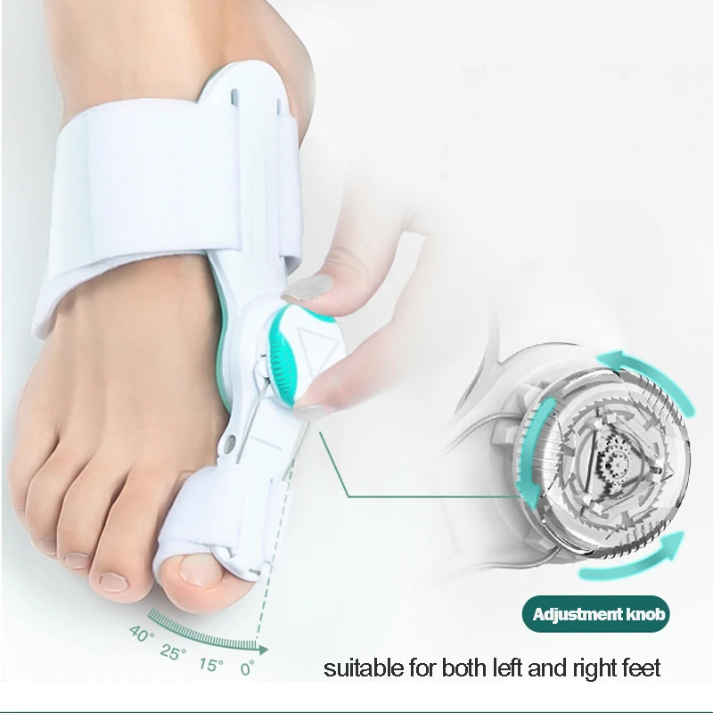 Bunion Splint Big Toe Straightener Corrector Adjustable Knob Hallux Valgus Correction Orthopedic Supplies Pedicure Foot Care
Bunion Splint Big Toe Straightener Corrector Adjustable Knob Hallux Valgus Correction Orthopedic Supplies Pedicure Foot Care