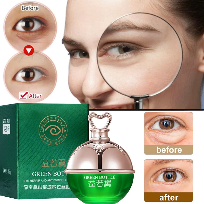 Green Treasure Bottle Eye Cream, Hydrating, Firming and Brightening Eye Cream, Effectively Desalinating Fine Lines on Eyes
Green Treasure Bottle Eye Cream, Hydrating, Firming and Brightening Eye Cream, Effectively Desalinating Fine Lines on Eyes