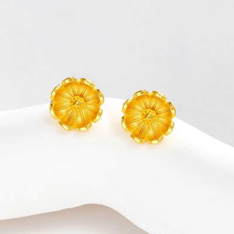 2023 Classical Flower 24K Gold Plating Earrings Ear Studs For Women Girl Gilding Plant Nobility Earrings Charm Artwork Jewelry
2023 Classical Flower 24K Gold Plating Earrings Ear Studs For Women Girl Gilding Plant Nobility Earrings Charm Artwork Jewelry