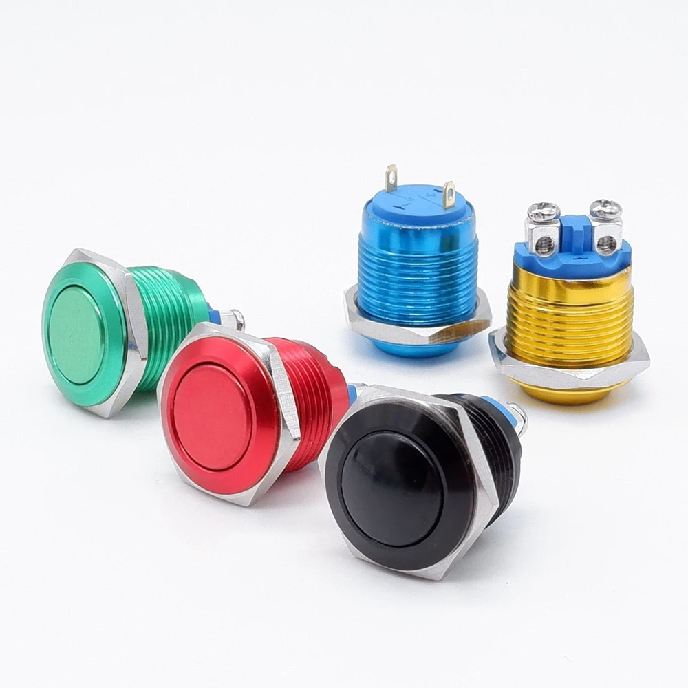 Металлический кнопочный переключатель, окислительное экородное оформление, 16 мм, 19 мм, 22 мм, красный, синий, черный, зеленый, желтый цвет, без обычных открытых переключателей 
Металлический кнопочный переключатель, окислительное экородное оформление, 16 мм, 19 мм, 22 мм, красный, синий, черный, зеленый, желтый цвет, без обычных открытых переключателей