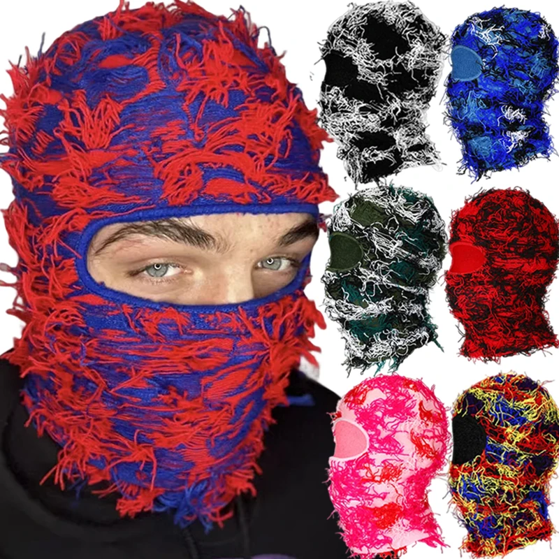 Knit Distressed Balaclava Distressed Knitted Full Face Wool Cap Warm Ski Mask Ski Balaclava Fuzzy Balaclava Camouflage Balaclava
Knit Distressed Balaclava Distressed Knitted Full Face Wool Cap Warm Ski Mask Ski Balaclava Fuzzy Balaclava Camouflage Balaclava