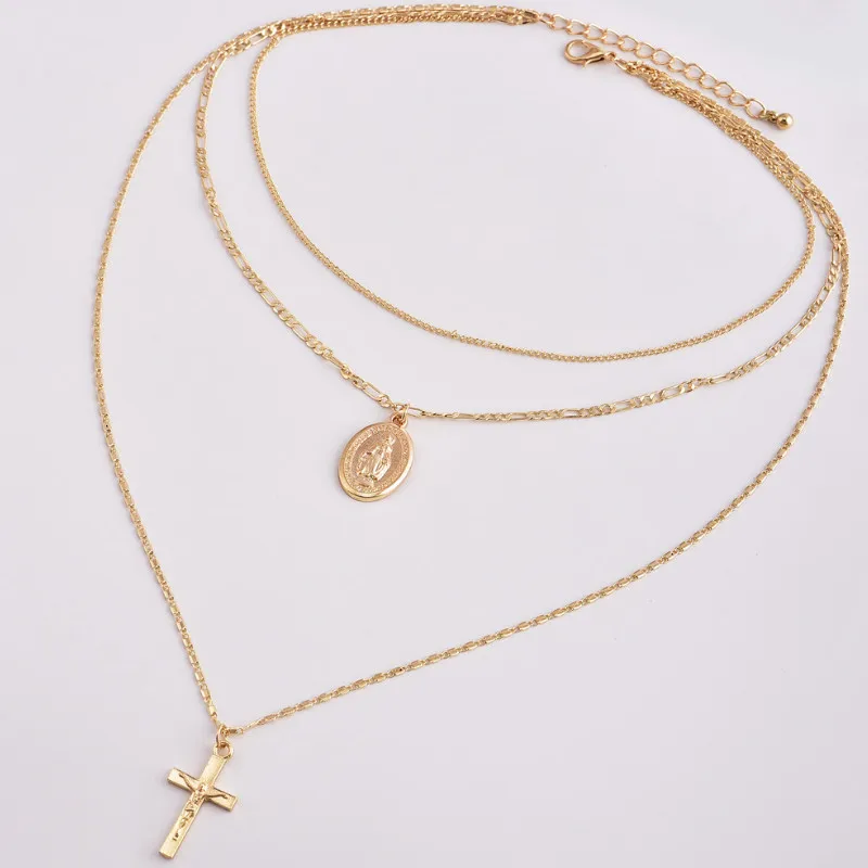 Vintage Simple Multi-layer Cross Pendant Necklace Party Jewelry Accessories For Women Wholesale
Vintage Simple Multi-layer Cross Pendant Necklace Party Jewelry Accessories For Women Wholesale