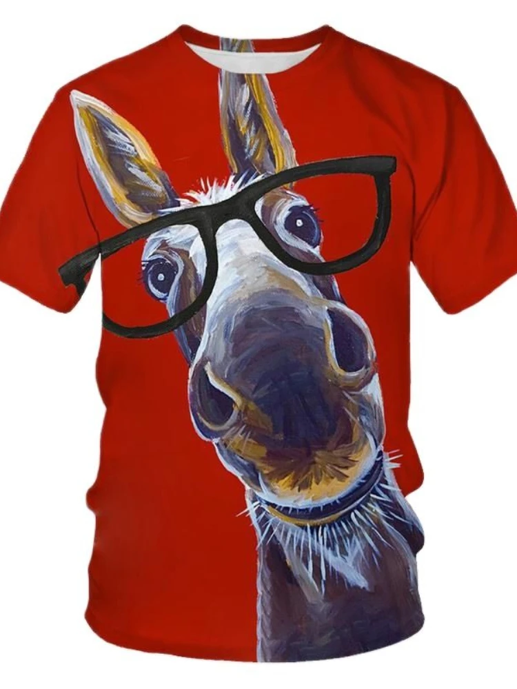 Забавная Мужская футболка в стиле хип-хоп, Современная Альтернативная футболка с коротким рукавом и 3D-принтом маленького осла, летний топ
Забавная Мужская футболка в стиле хип-хоп, Современная Альтернативная футболка с коротким рукавом и 3D-принтом маленького осла, летний топ