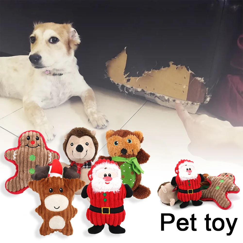 Christmas Dog Teething Toy Plush Squeaky For Small Dog Chew Puppy Toy With Squeaker Durable Stuffed Santa Claus Elk Pet Supplies
Christmas Dog Teething Toy Plush Squeaky For Small Dog Chew Puppy Toy With Squeaker Durable Stuffed Santa Claus Elk Pet Supplies