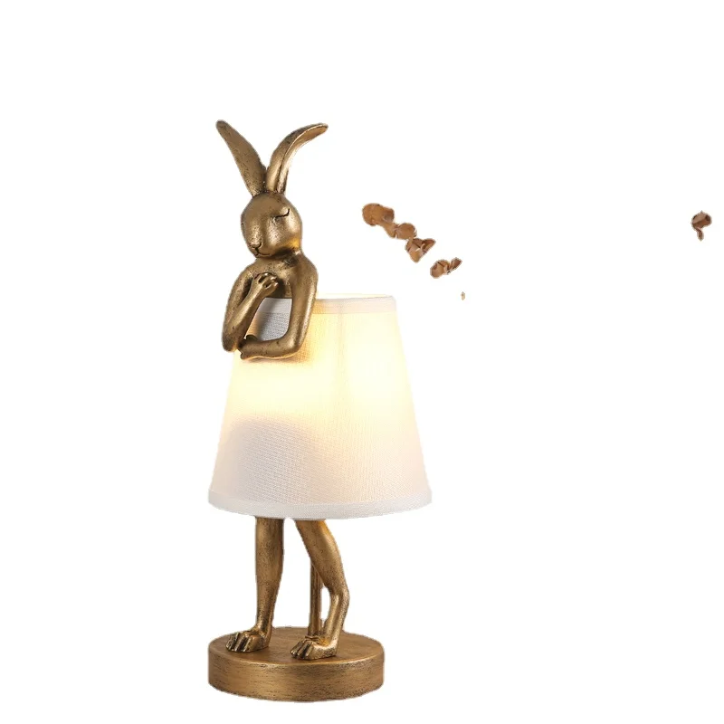 Nordic Creative Resin Rabbit Table Lamps Art Decor Bathroom Rabbit Table Lights Fixtures Living Room Bedroom Bedside Decor Lamps 
Nordic Creative Resin Rabbit Table Lamps Art Decor Bathroom Rabbit Table Lights Fixtures Living Room Bedroom Bedside Decor Lamps