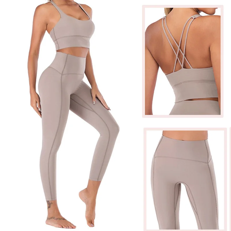Naked-Feel Yoga Set Yoga Leggings Set Women Fitness Suit For Yoga Clothes High Waist Gym Workout Sportswear Gym Sports Clothing
Naked-Feel Yoga Set Yoga Leggings Set Women Fitness Suit For Yoga Clothes High Waist Gym Workout Sportswear Gym Sports Clothing