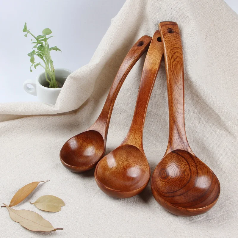 Large Wooden Soup Spoon Long Handle Natural Soup Spoons Healthy Eco-Friendly Wood Tableware Kitchen Accessories
Large Wooden Soup Spoon Long Handle Natural Soup Spoons Healthy Eco-Friendly Wood Tableware Kitchen Accessories