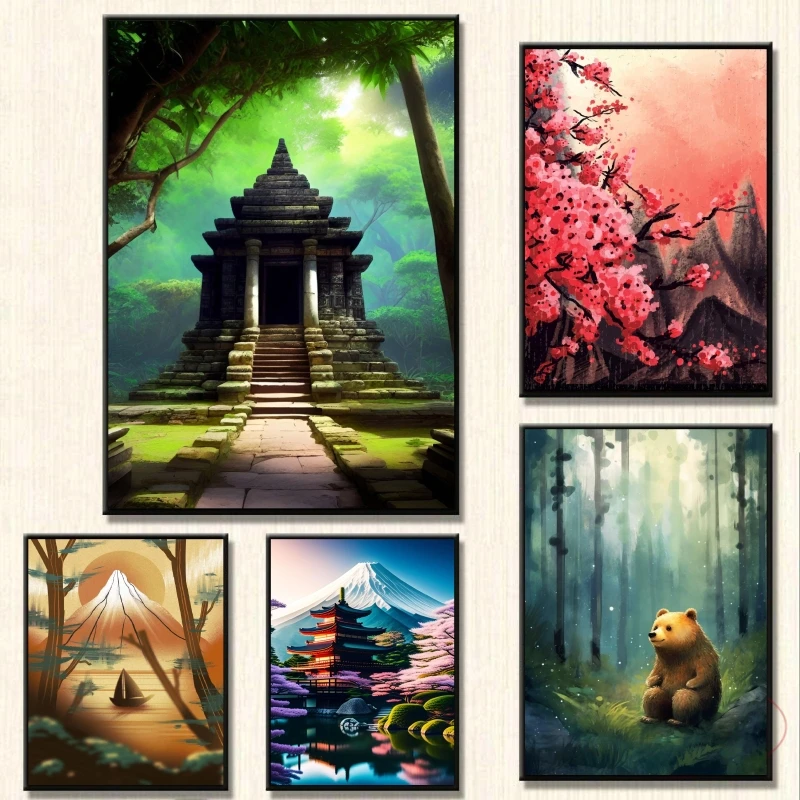 Canvas HD Prints Cherry Tree blossoms Children's Bedroom Decor Wall Art Birthday Gifts Decorative Comics Pictures
Canvas HD Prints Cherry Tree blossoms Children's Bedroom Decor Wall Art Birthday Gifts Decorative Comics Pictures