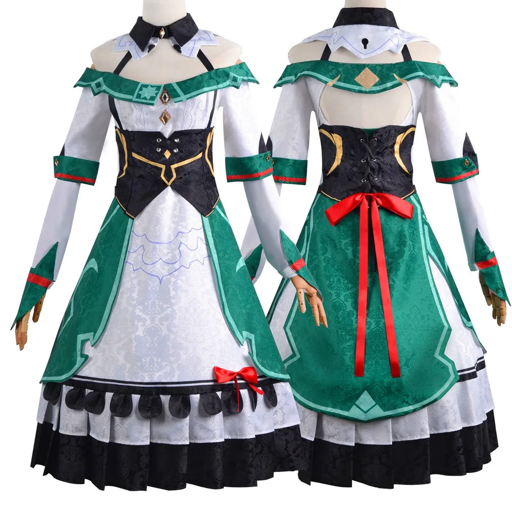 Game Genshin Impact Cosplay Costume Sexy Women Katheryne Catherine Princess Gown Dress For Halloween Party Clothes
Game Genshin Impact Cosplay Costume Sexy Women Katheryne Catherine Princess Gown Dress For Halloween Party Clothes