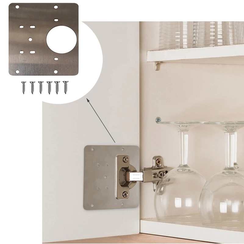 10 pcs Kitchen Cupboard Door Hinge Repair Kit Cabinet Hinge Repair Side Panels Kitchen Door Hinge Repair Plates Door Fittings
10 pcs Kitchen Cupboard Door Hinge Repair Kit Cabinet Hinge Repair Side Panels Kitchen Door Hinge Repair Plates Door Fittings