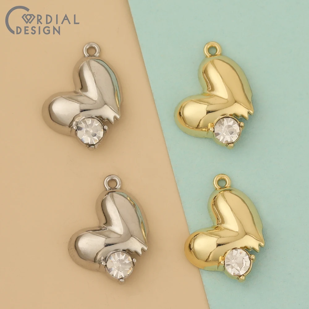Cordial Design 100Pcs 13*18MM Jewelry Accessories/DIY Making/Heart Shape/Rhineston Pendant/Jewelry Findings Components/Hand Made
Cordial Design 100Pcs 13*18MM Jewelry Accessories/DIY Making/Heart Shape/Rhineston Pendant/Jewelry Findings Components/Hand Made