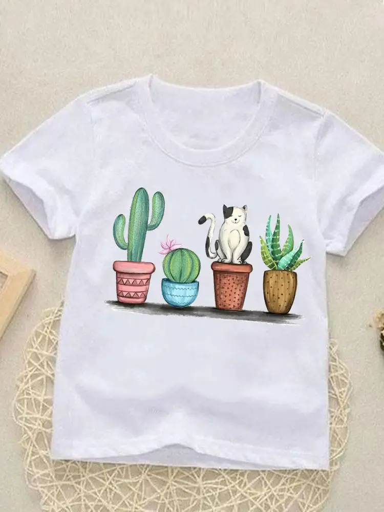 Short Sleeve Cat Print Animal Style Printed Kids Tees Tops O-neck Girls Boys Children Clothes Summer Cartoon Outfits T-shirts
Short Sleeve Cat Print Animal Style Printed Kids Tees Tops O-neck Girls Boys Children Clothes Summer Cartoon Outfits T-shirts