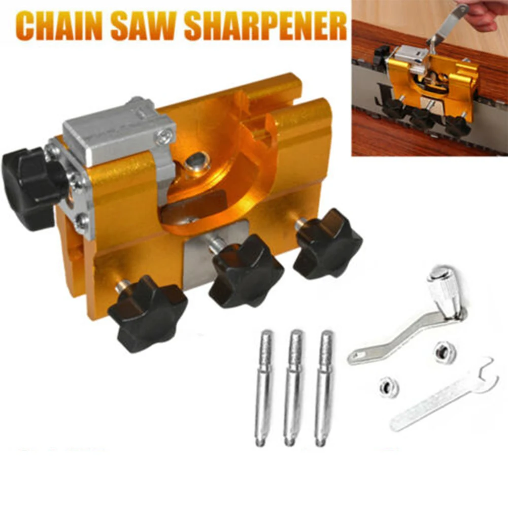Chainsaw Sharpener Kit Portable Chain Sharpening Hand Crank Chainsaw Grinding Tool 3.93 X 2.95 X 2.56 Inches Garden Power Tools
Chainsaw Sharpener Kit Portable Chain Sharpening Hand Crank Chainsaw Grinding Tool 3.93 X 2.95 X 2.56 Inches Garden Power Tools