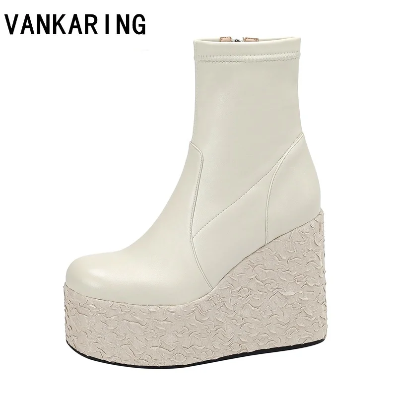 elasticity microfiber pumps woman ladies short boots autumn winter platform women wedges warm snow boots shoes woman beige black
elasticity microfiber pumps woman ladies short boots autumn winter platform women wedges warm snow boots shoes woman beige black