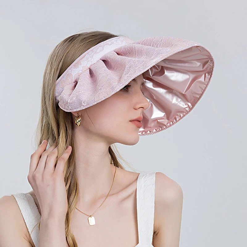 Big Brim Hat For Women Covering Face Folding Headband Shell Outdoor Caps Sun Protection Cap With Lace Top Solid Color Hat
Big Brim Hat For Women Covering Face Folding Headband Shell Outdoor Caps Sun Protection Cap With Lace Top Solid Color Hat
