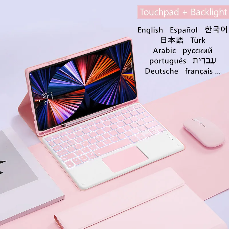 Keyboard Case for Samsung Galaxy Tab A8 2021 SM-X200 X205 10.5 Tablet Cover Russian Spanish Portuguese Touchpad Backlit Keyboard
Keyboard Case for Samsung Galaxy Tab A8 2021 SM-X200 X205 10.5 Tablet Cover Russian Spanish Portuguese Touchpad Backlit Keyboard