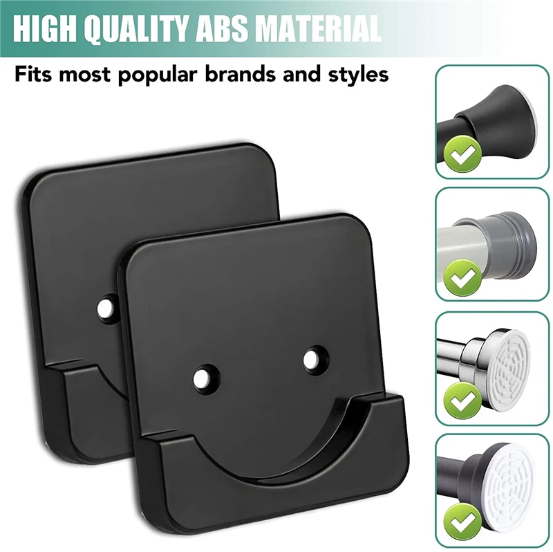 2PCS Large Pole Hanging Bracket Anti-shedding Round Curtain Rod Mount Holder Universal for Curtain Door Shower Rod Tension Hook
2PCS Large Pole Hanging Bracket Anti-shedding Round Curtain Rod Mount Holder Universal for Curtain Door Shower Rod Tension Hook