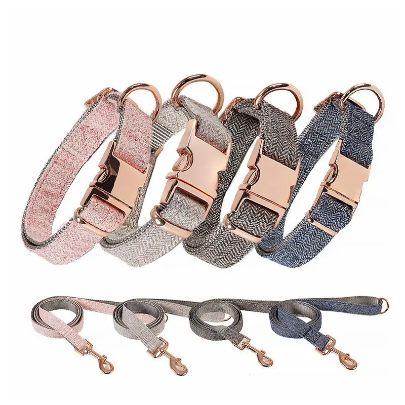 Heavy Dog Collars Leashes Set Dog Collars Adjustable Tweed Dog Collar With Gold Metal Buckles
Heavy Dog Collars Leashes Set Dog Collars Adjustable Tweed Dog Collar With Gold Metal Buckles