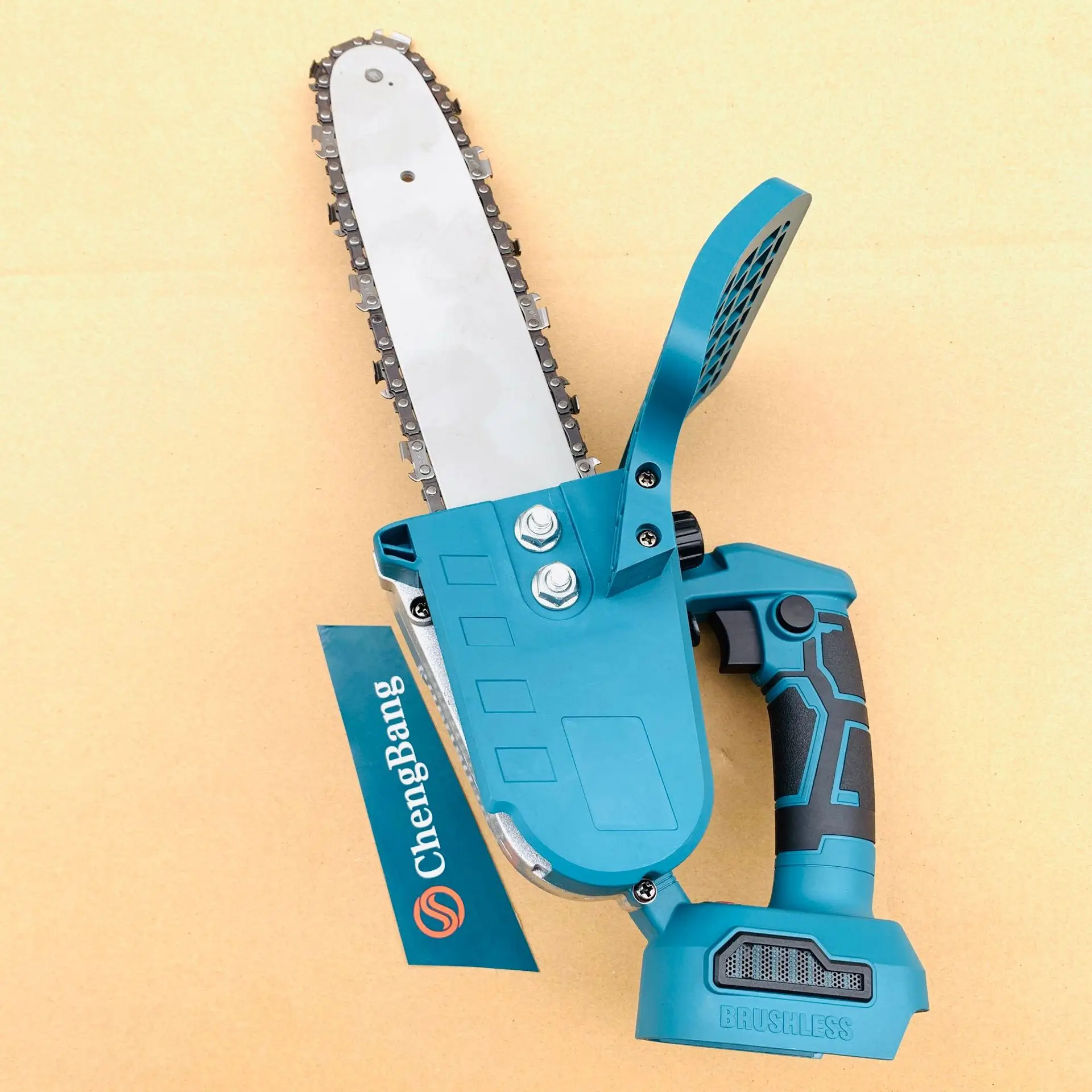 Lithium electric brushless electric chain saw AX06 paragraph 8 of 10 inches (image to update)
Lithium electric brushless electric chain saw AX06 paragraph 8 of 10 inches (image to update)