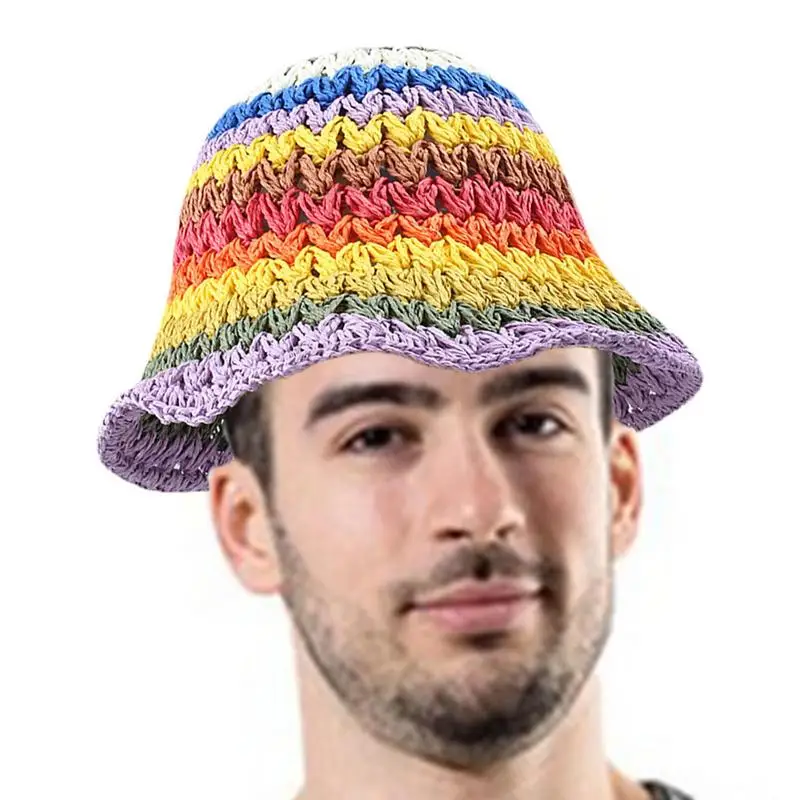Rainbow Hat For Women Rainbow Straw Summer Sun Hat Beach Colorful Collapsible Fisherman Hat Perfect For Garden Beach Travel
Rainbow Hat For Women Rainbow Straw Summer Sun Hat Beach Colorful Collapsible Fisherman Hat Perfect For Garden Beach Travel
