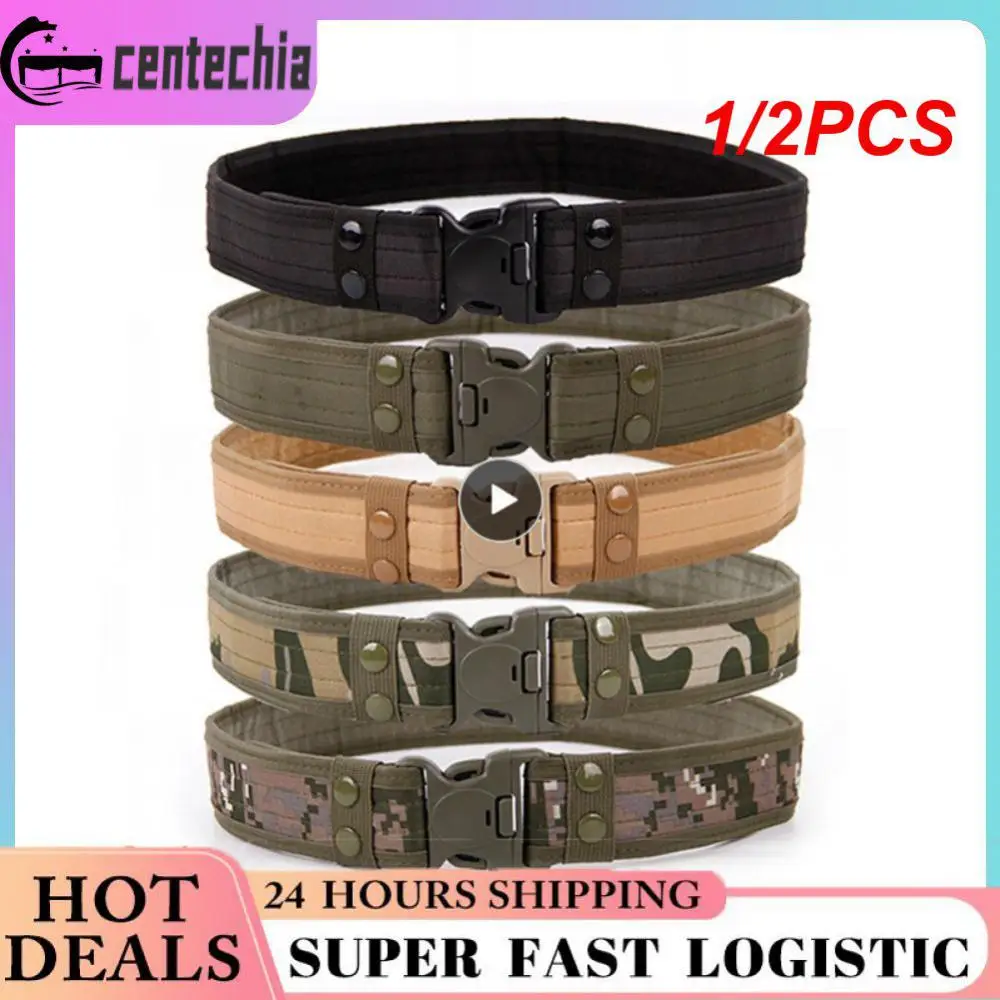 Ремень мужской Тактический в стиле милитари, Модный Камуфляжный брезентовый пояс в стиле милитари, для охоты, 1/2 шт. 
Ремень мужской Тактический в стиле милитари, Модный Камуфляжный брезентовый пояс в стиле милитари, для охоты, 1/2 шт.