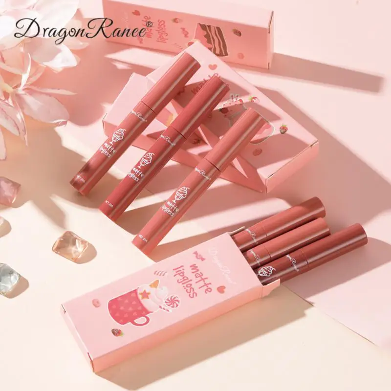 3PCS Ice Cream Matte Lip Gloss Set Velvet Matte Lipstick Lip Glaze Non-stick Cup Lip Gloss Set Makeup Cosmetics Maquillaje
3PCS Ice Cream Matte Lip Gloss Set Velvet Matte Lipstick Lip Glaze Non-stick Cup Lip Gloss Set Makeup Cosmetics Maquillaje