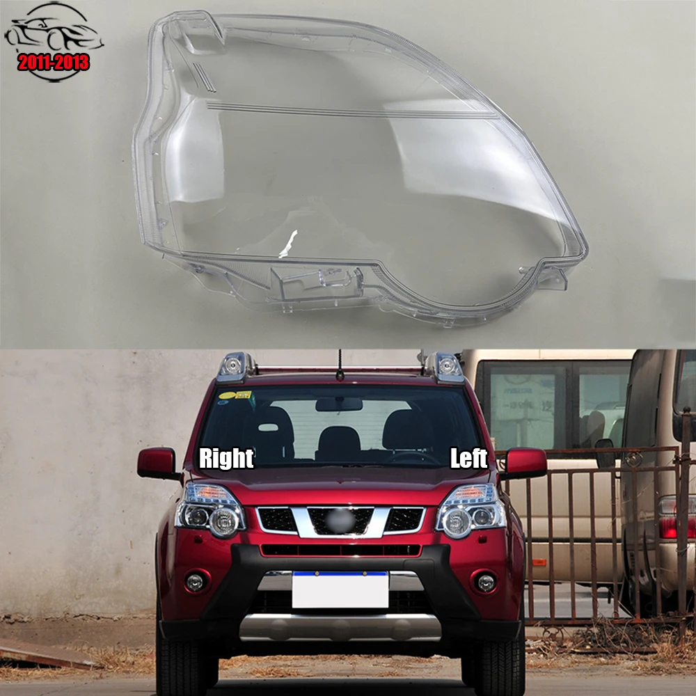 Налобный фонарь для Nissan X-Trail 2011-2013 прозрачная маска крышка фары замена