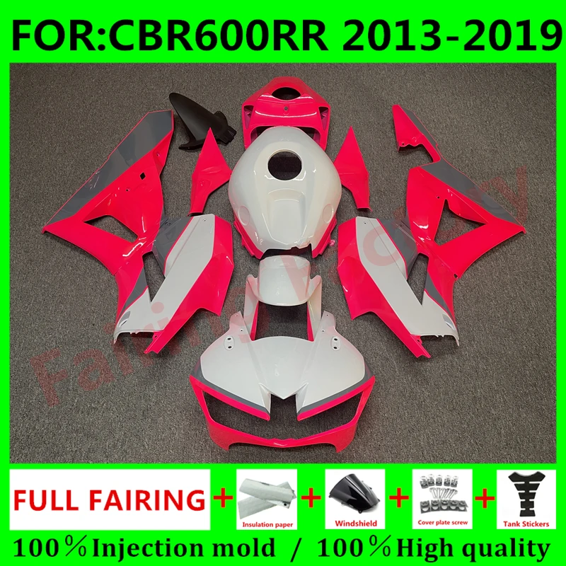 Полный комплект обтекателей для мотоцикла подходит для CBR600RR F5 2013 2014 2015 2016 2017 CBR600 RR CBR 600RR полный комплект обтекателей розовый белый
Полный комплект обтекателей для мотоцикла подходит для CBR600RR F5 2013 2014 2015 2016 2017 CBR600 RR CBR 600RR полный комплект обтекателей розовый белый