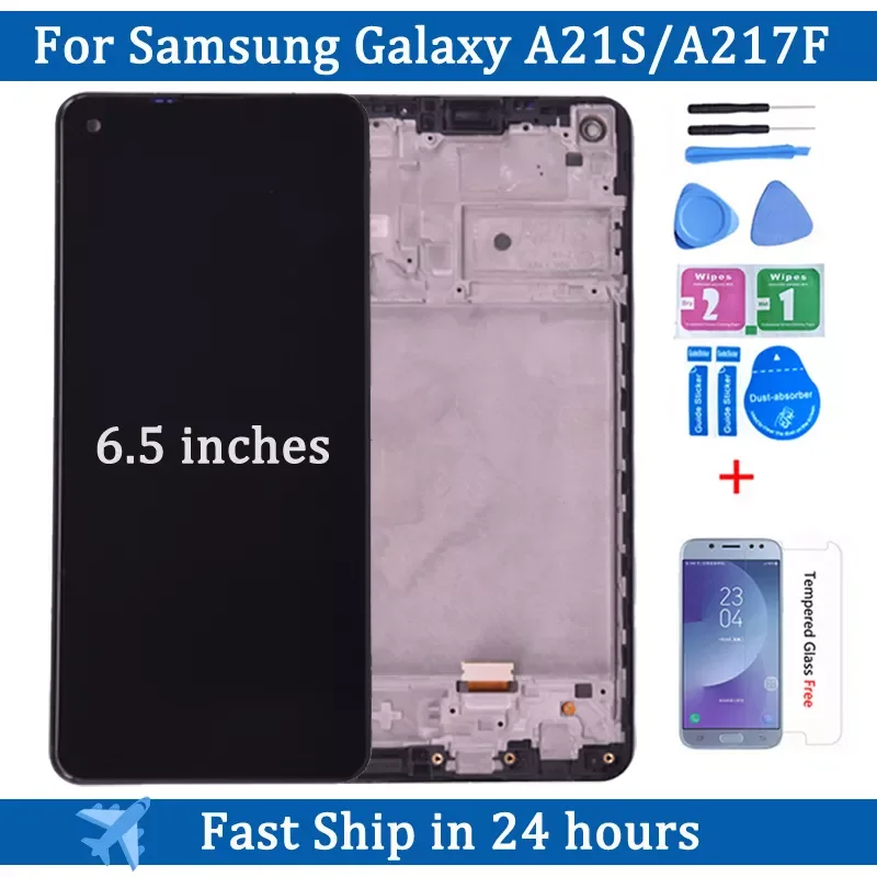 6.5"Original For Samsung Galaxy A21s A217 LCD Display Touch Screen Digitizer LCD For Samsung A21s LCD SM-A217F/DS Display
6.5"Original For Samsung Galaxy A21s A217 LCD Display Touch Screen Digitizer LCD For Samsung A21s LCD SM-A217F/DS Display