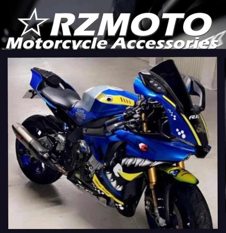 New ABS Motorcycle Fairings Kit Fit for YAMAHA YZF - R1 R1m 2015 2016 2017 2018 2019 15 16 17 18 19 Bodywork set Shark Blue
New ABS Motorcycle Fairings Kit Fit for YAMAHA YZF - R1 R1m 2015 2016 2017 2018 2019 15 16 17 18 19 Bodywork set Shark Blue