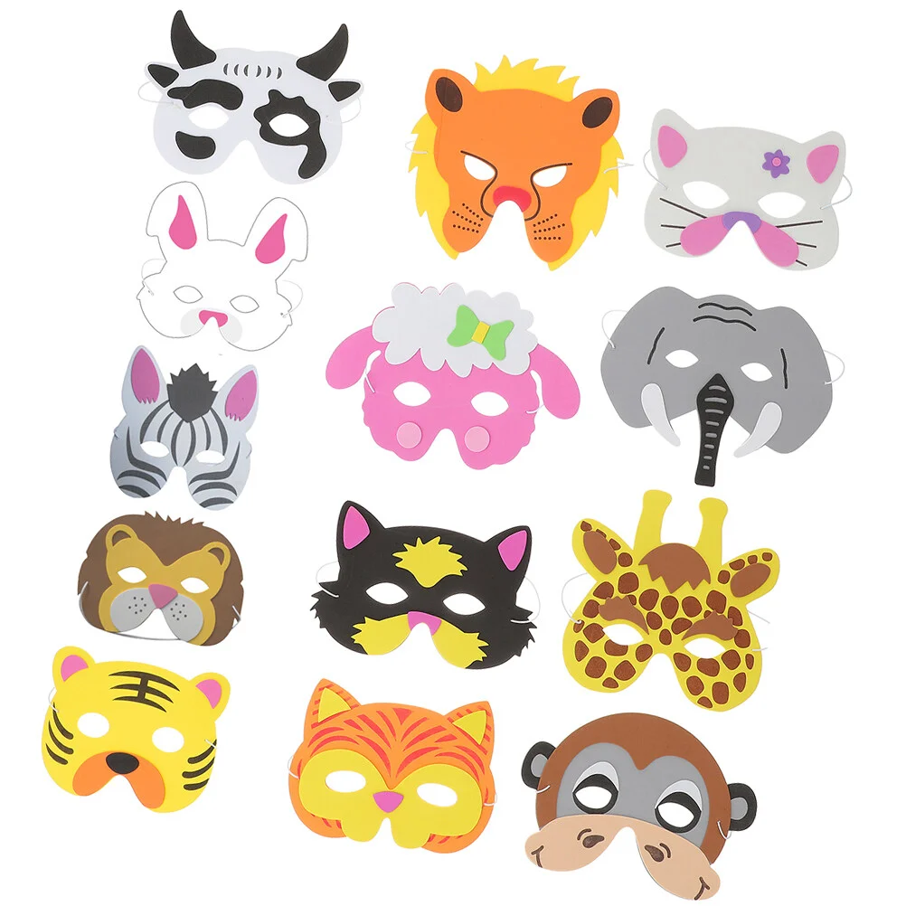 13 Pcs Animal Masks For Kids Masks Kids Costume Funny Wild Cosplay Supply Party Eva Favor Child Delicate
13 Pcs Animal Masks For Kids Masks Kids Costume Funny Wild Cosplay Supply Party Eva Favor Child Delicate