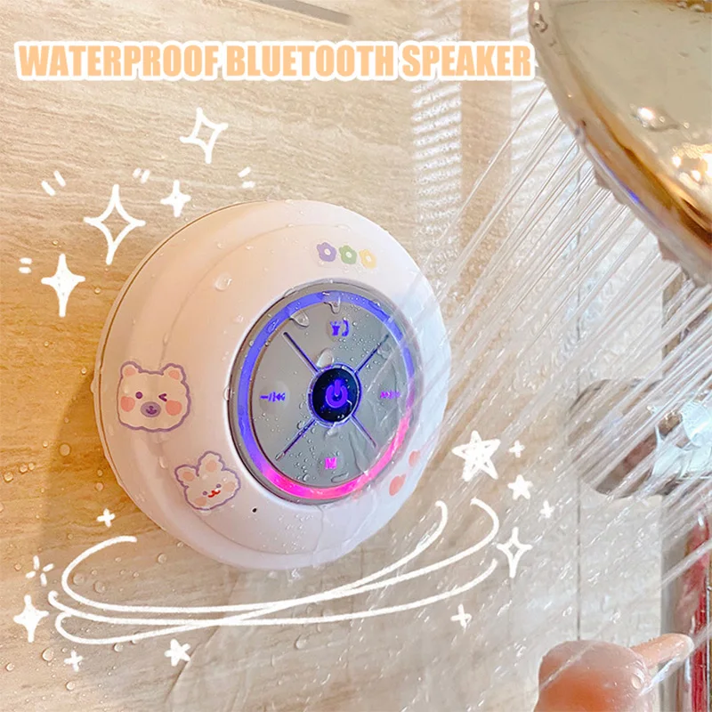 W&G Bathroom Bluetooth Mini Speaker Self-priming Audio Waterproof Wireless Phone Bathing Household Small Portable Cute Audio
W&G Bathroom Bluetooth Mini Speaker Self-priming Audio Waterproof Wireless Phone Bathing Household Small Portable Cute Audio