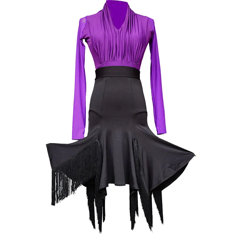 Latin Dance Skirt Sexy Leopard Print Irregular Mesh Skirts And Long Sleeve Tops Samba Clothing Female Adult Practice Wear
Latin Dance Skirt Sexy Leopard Print Irregular Mesh Skirts And Long Sleeve Tops Samba Clothing Female Adult Practice Wear