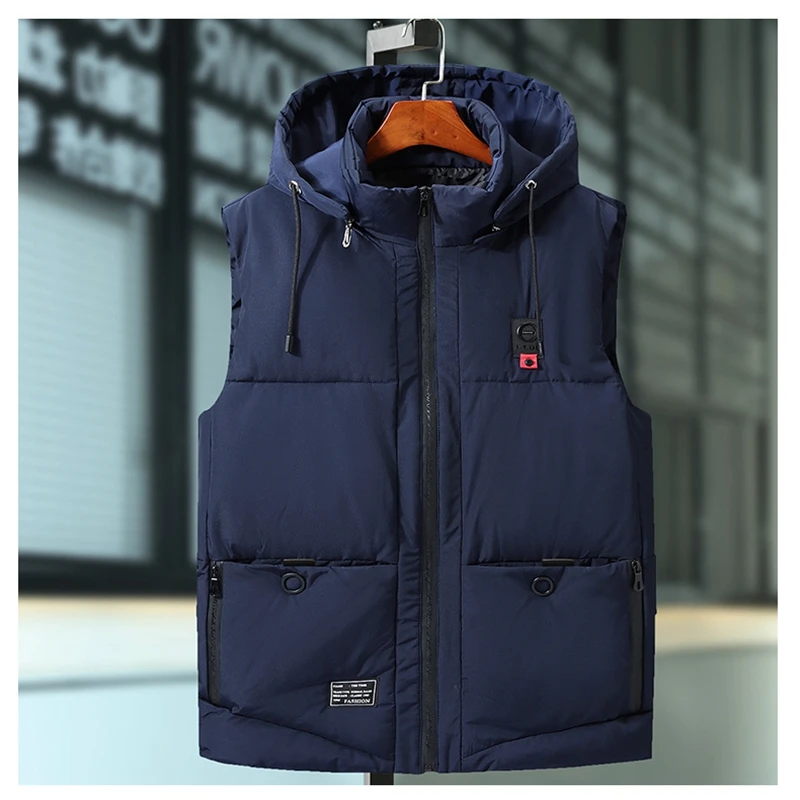 Зимний женский жилет с капюшоном 150 кг, утепленный, 9XL, 8XL, 7XL, 6XL, Модный Новый Мужской Свободный Повседневный жилет со съемным капюшоном и карманом на молнии
Зимний женский жилет с капюшоном 150 кг, утепленный, 9XL, 8XL, 7XL, 6XL, Модный Новый Мужской Свободный Повседневный жилет со съемным капюшоном и карманом на молнии