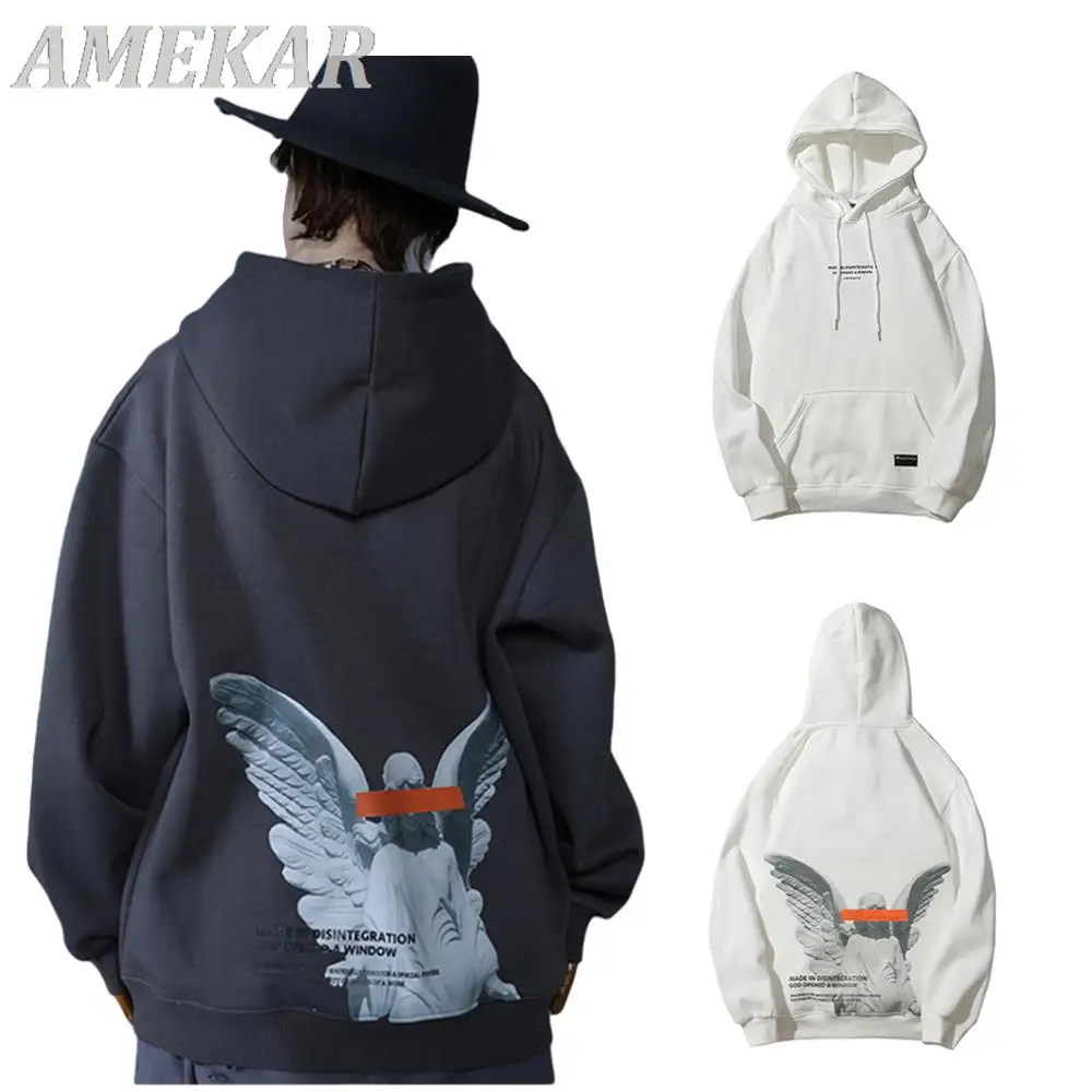 Mens Hip Hop Streetwear Harajuku Pullover Angel God Printed Hoodie Pocket Cotton Fleece Pullover Grey Hooded Sweatshirt Hoody
Mens Hip Hop Streetwear Harajuku Pullover Angel God Printed Hoodie Pocket Cotton Fleece Pullover Grey Hooded Sweatshirt Hoody
