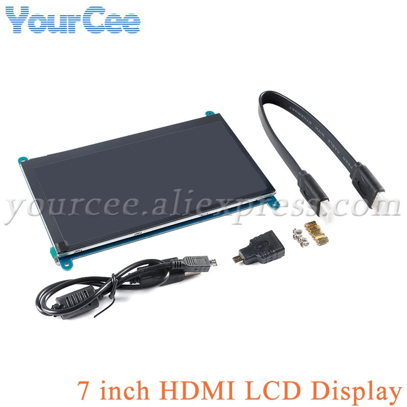 

7" 7 inch HDMI LCD Display Capacitive Touch Screen Module 1024*600 800*480 for Raspberry Pi win7/win8/win10