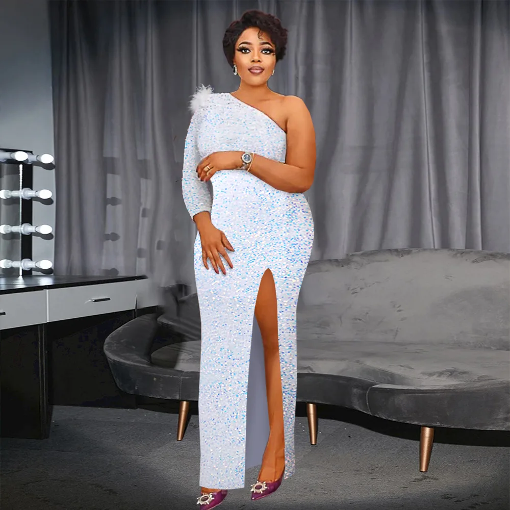 Plus Size African Evening Dresses Women Dashiki Africa Clothes Ankara Outfits Gown White Sequin Wedding Party Long Maxi Dress
Plus Size African Evening Dresses Women Dashiki Africa Clothes Ankara Outfits Gown White Sequin Wedding Party Long Maxi Dress