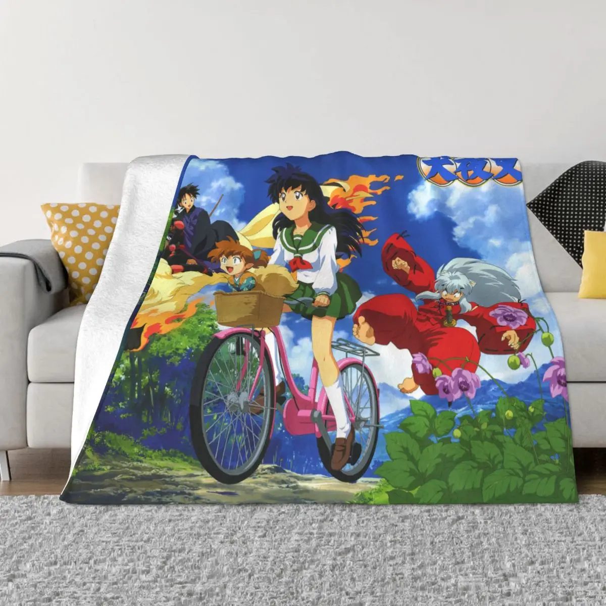 Anime Kagome Shippou Blanket Coral Fleece Plush Summer Air Conditioning Japanese Inuyasha Throw Blanket for Bed Plush Thin Quilt
Anime Kagome Shippou Blanket Coral Fleece Plush Summer Air Conditioning Japanese Inuyasha Throw Blanket for Bed Plush Thin Quilt