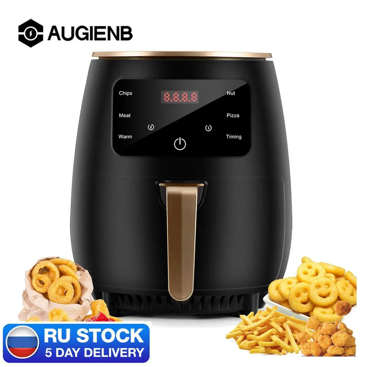 1400W 4.5L Air Fryer Oil free Health Fryer Cooker 110V/220V Multifunction Smart Touch LCD Deep Airfryer French fries Pizza Fryer
1400W 4.5L Air Fryer Oil free Health Fryer Cooker 110V/220V Multifunction Smart Touch LCD Deep Airfryer French fries Pizza Fryer