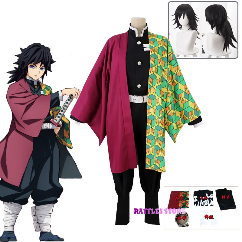 Adult Kids Anime Demon Slayer Tomioka Giyuu Cosplay Costume Wig Kimetsu No Yaiba Accessories Suit Uniforms Costumes Party Gift
Adult Kids Anime Demon Slayer Tomioka Giyuu Cosplay Costume Wig Kimetsu No Yaiba Accessories Suit Uniforms Costumes Party Gift