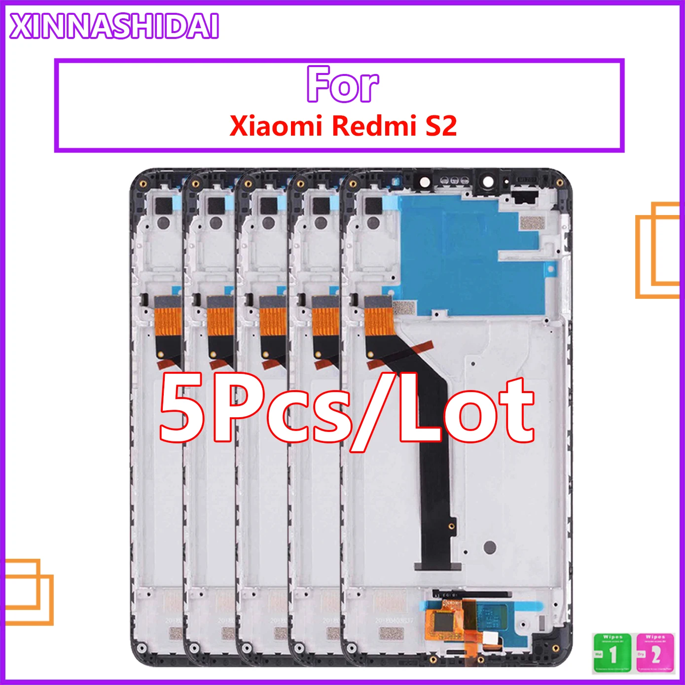 5 шт./лот для Xiaomi Redmi S2 M1803E6G M1803E6H для Redmi S2 сенсорный экран дигитайзер дисплей экран в сборе с рамкой
5 шт./лот для Xiaomi Redmi S2 M1803E6G M1803E6H для Redmi S2 сенсорный экран дигитайзер дисплей экран в сборе с рамкой