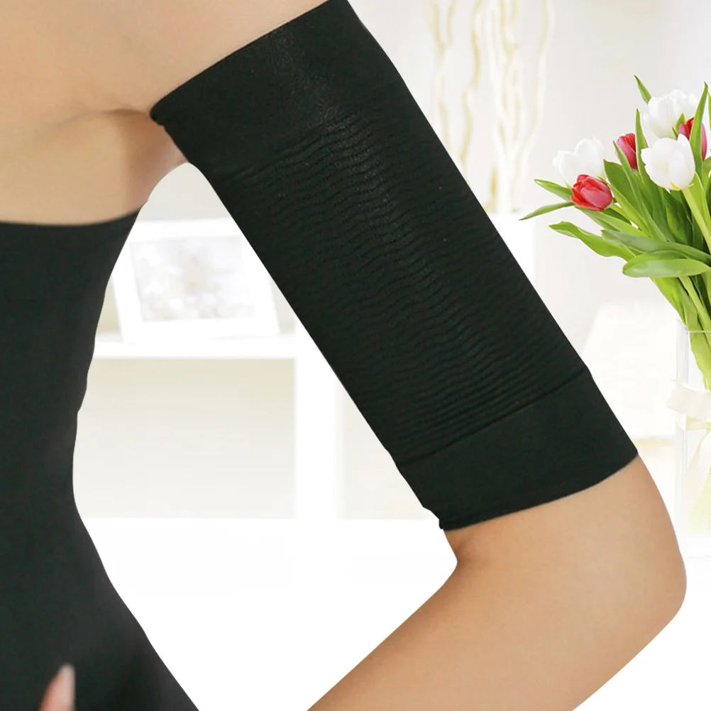 2 Pairs Burn Fat Weight Loss Arm Shaper Fat Buster Off Cellulite Slimming Wrap Belt Band for Women Lady Girl (Black)
2 Pairs Burn Fat Weight Loss Arm Shaper Fat Buster Off Cellulite Slimming Wrap Belt Band for Women Lady Girl (Black)