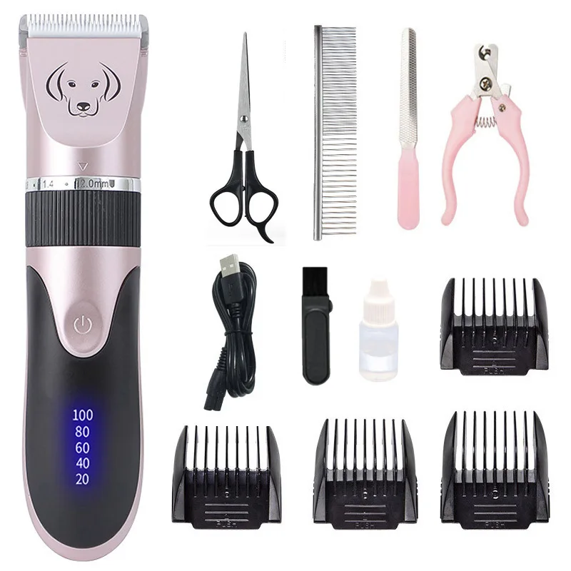 9-piece set of dog electric clippers 5 gear pet electric clippers rechargeable cat and dog professional hair trimmer electric
9-piece set of dog electric clippers 5 gear pet electric clippers rechargeable cat and dog professional hair trimmer electric